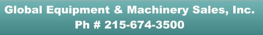 Global Equipment & Machinery Sales, Inc.